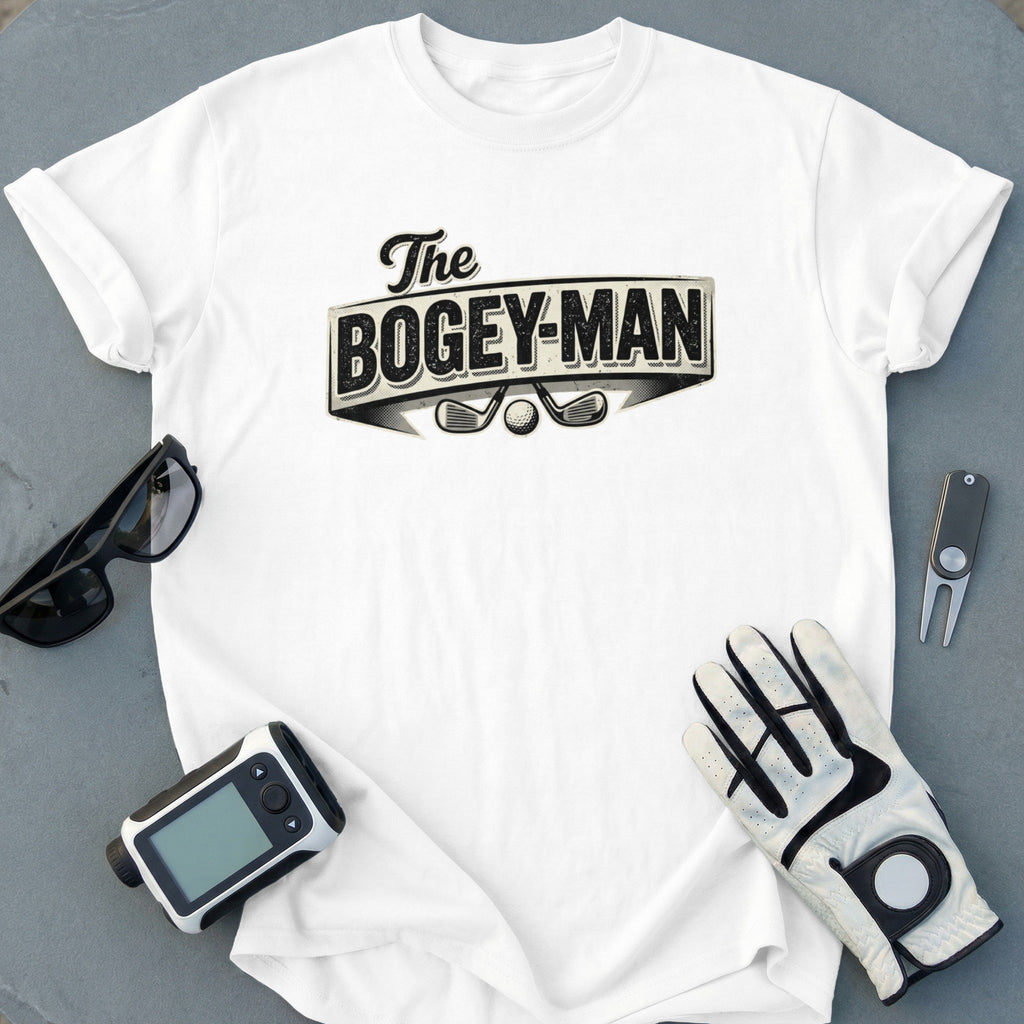 The Bogey-Man Graphic Tee Fun Golf Inspired Shirt