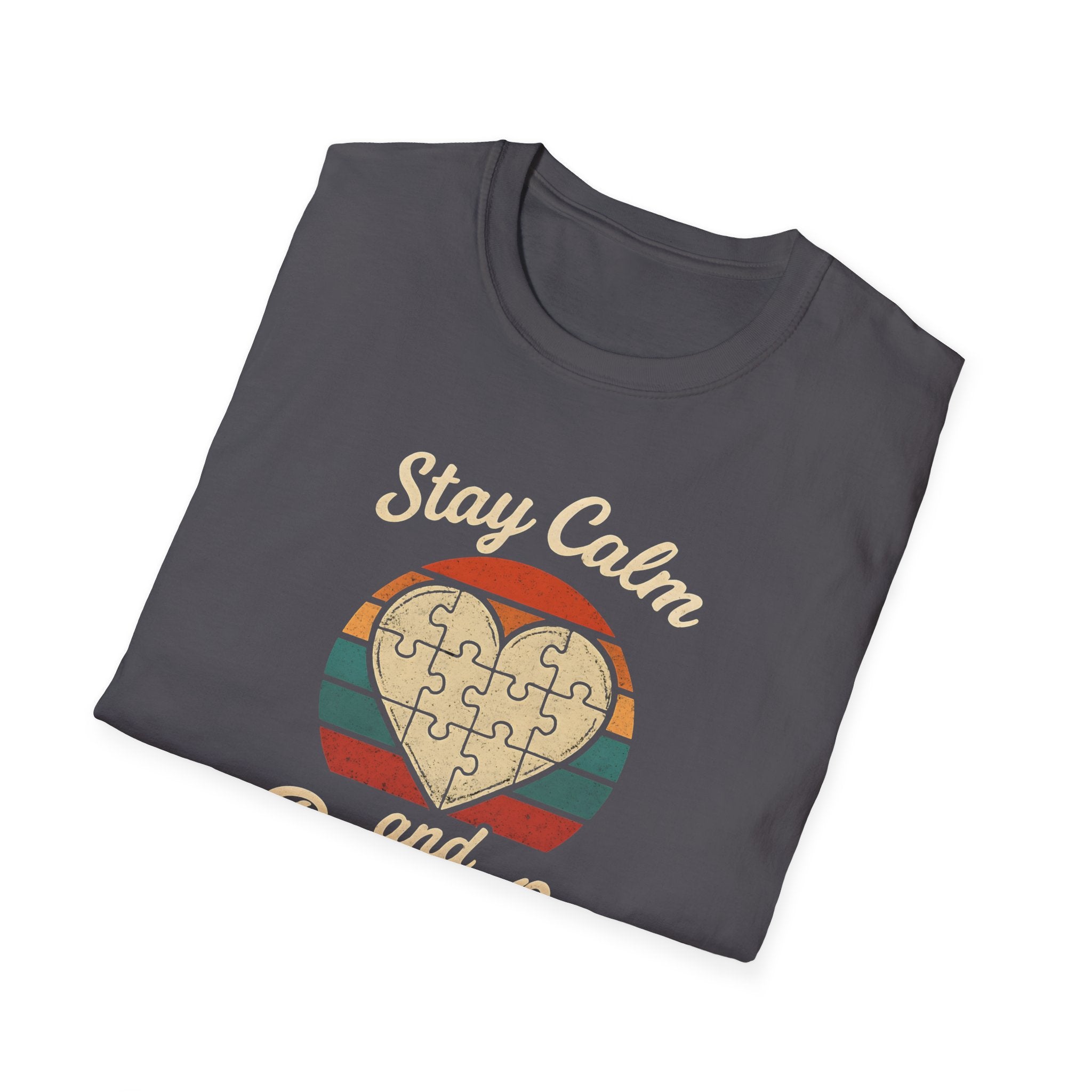 Stay Calm Puzzle On T-Shirt