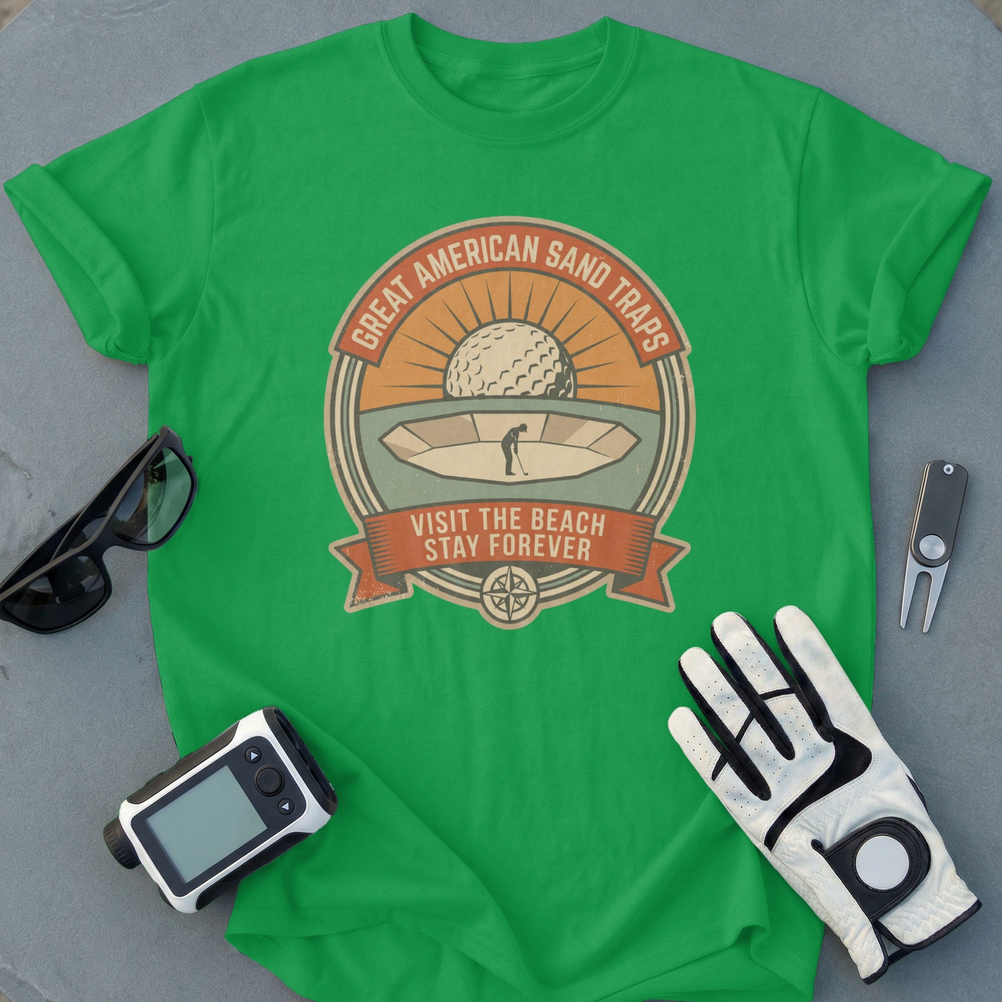 Great American Sand Traps Visit The Beach T-Shirt