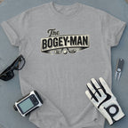The Bogey Man Golf Graphic Tee Shirt Ideal for Golfers