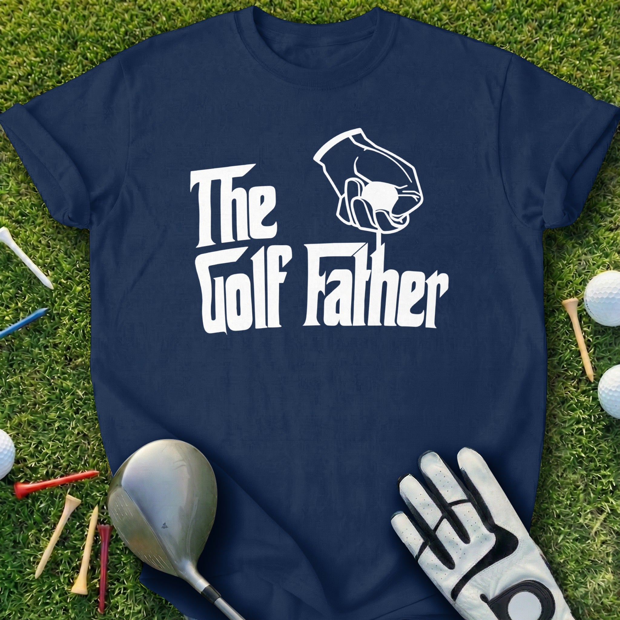The Golf Father Graphic Tee Funny Golf T-Shirt