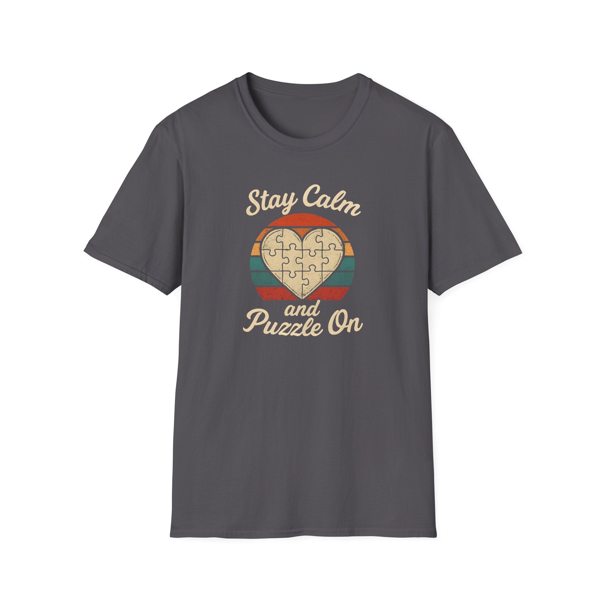 Stay Calm Puzzle On T-Shirt
