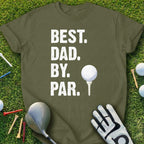 Best Dad By Par Golf T-Shirt for Father's Day