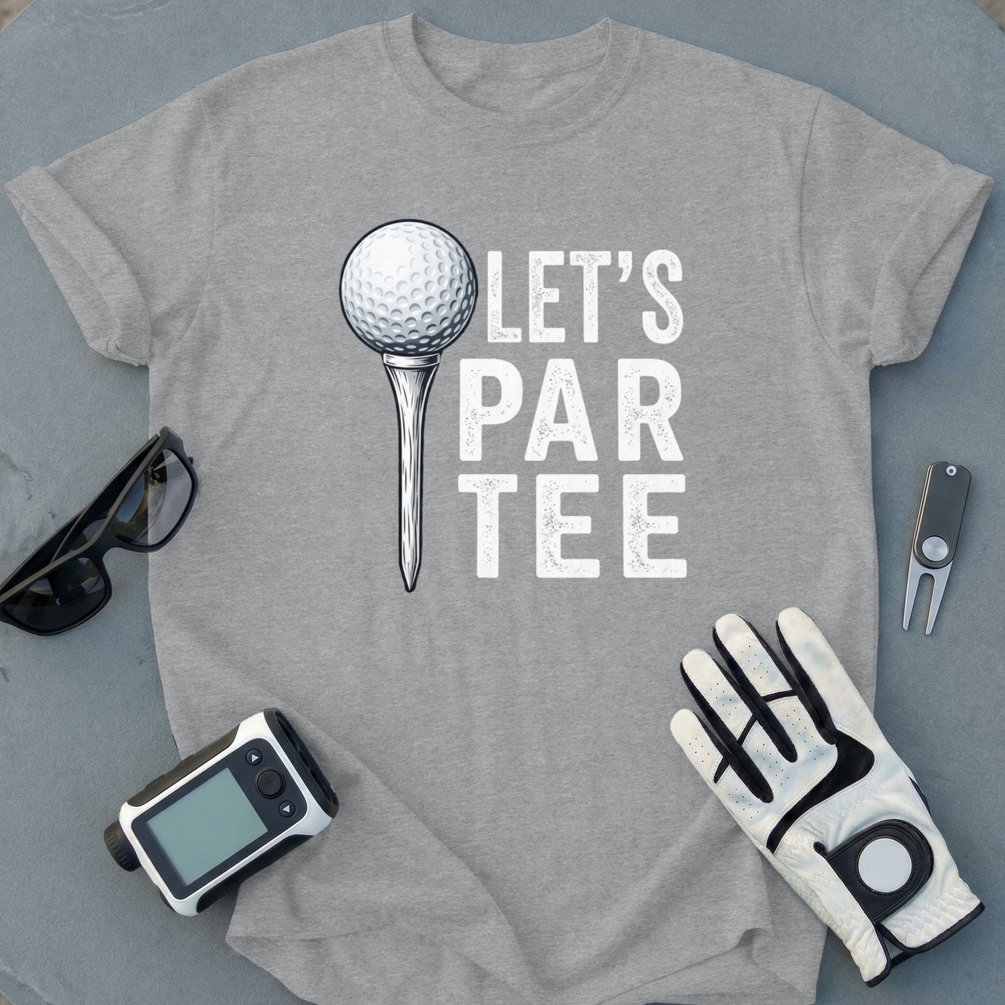 Let's Par Tee Golf Tee Graphic Printed T-shirt