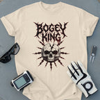 Bogey King Skull Graphic Tee with Golf Accessories