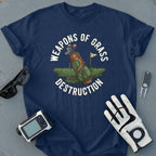 Weapons of Grass Destruction Golf Themed T-shirt
