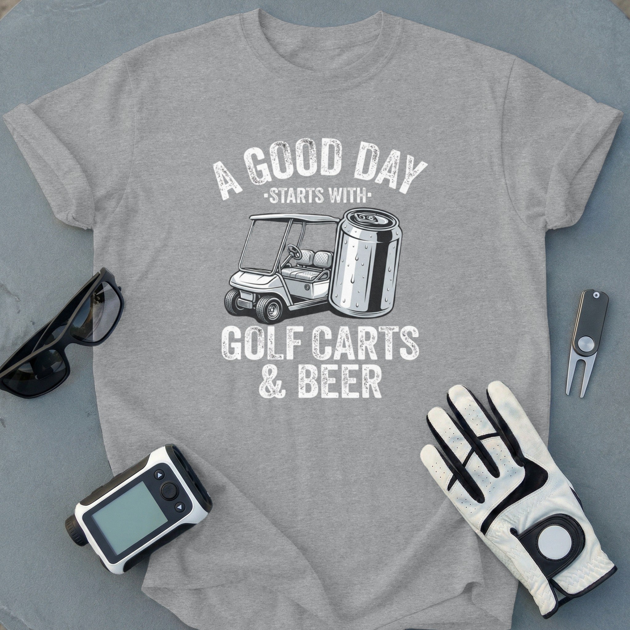 A Good Day Starts with Golf Carts & Beer Shirt