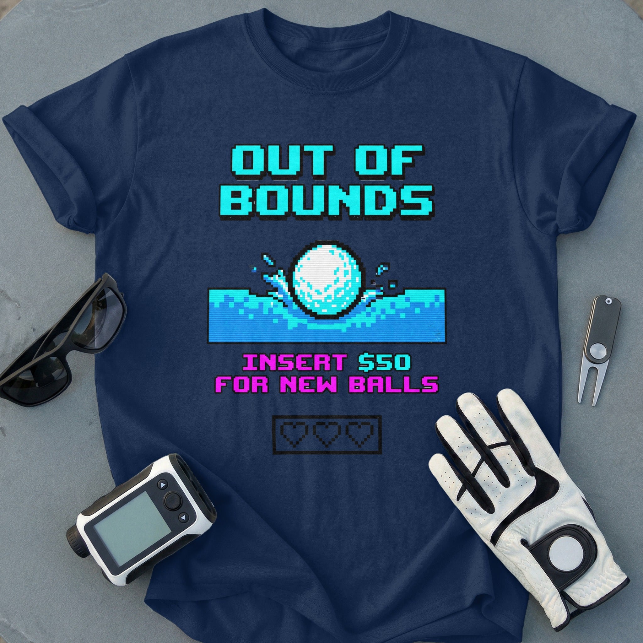 Out of Bounds Insert $50 for New Balls T-shirt