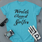 World's Okayest Golfer Shirt Golf Humor Tee