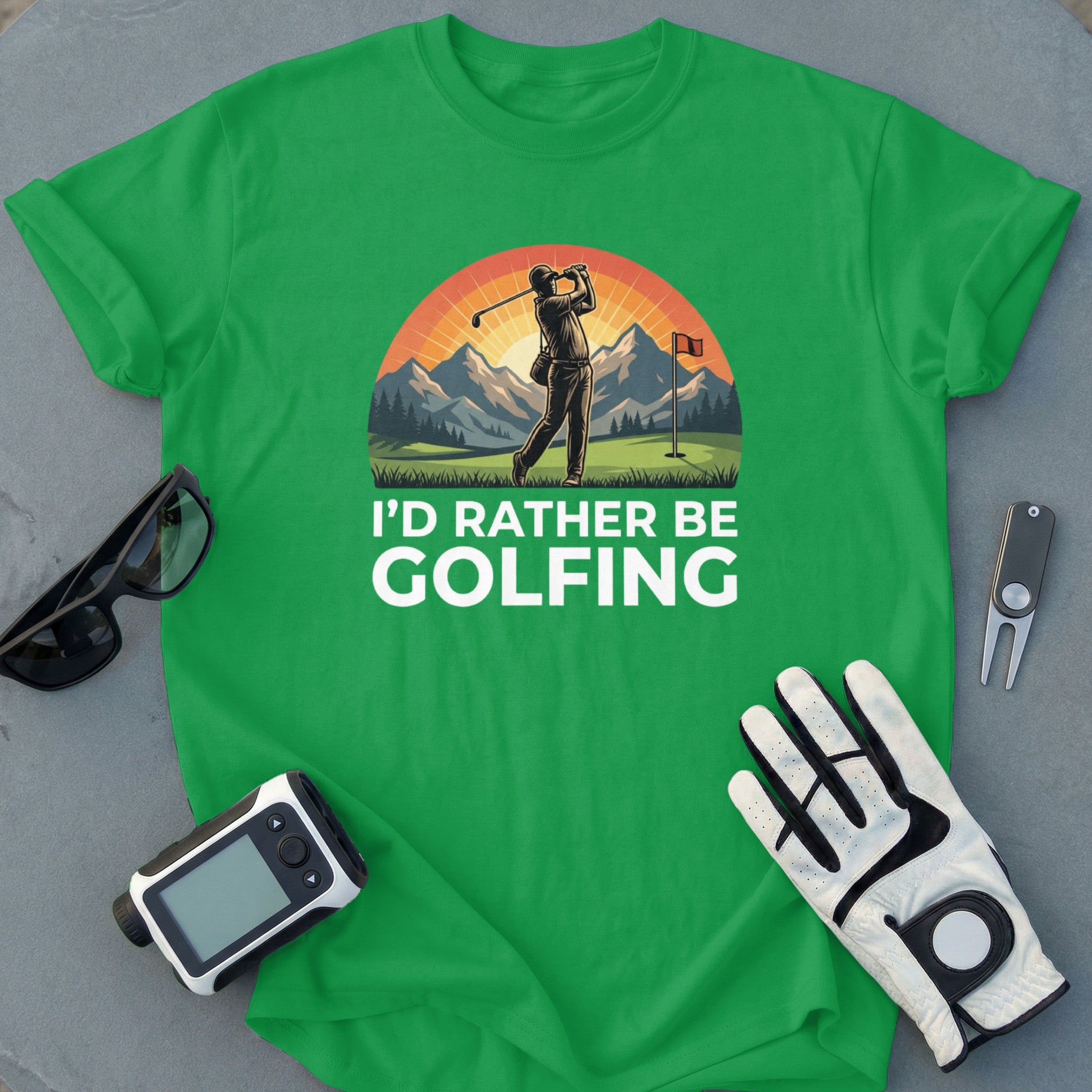 I'd Rather Be Golfing Graphic Tee Product