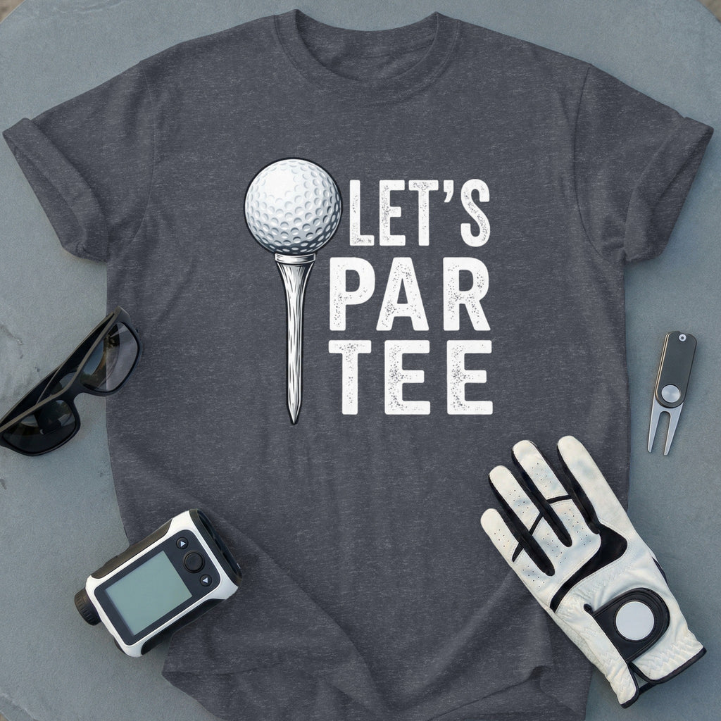 Let's Par Tee Golf Themed T-shirt for Sports Enthusiasts