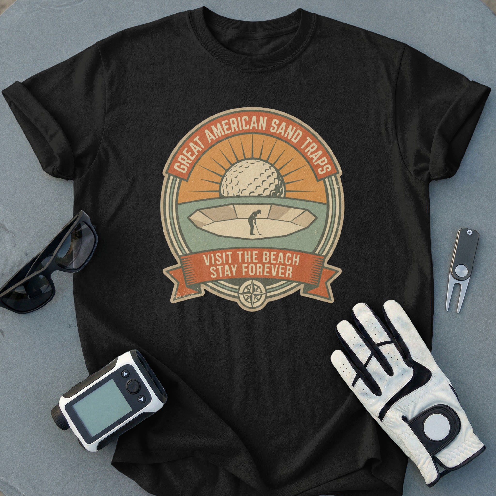 Great American Sand Traps Visit The Beach Shirt