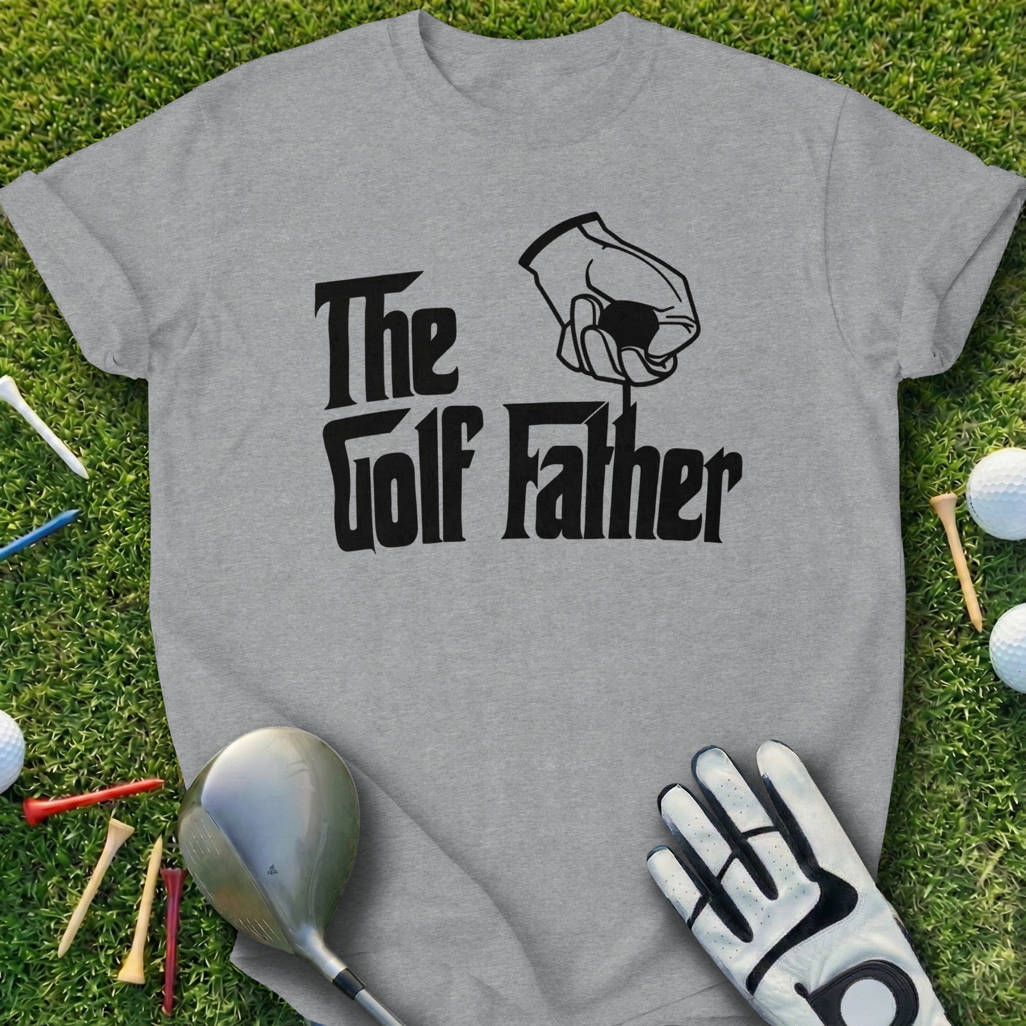 The Golf Father Graphic Tee Ideal for Golf Enthusiasts