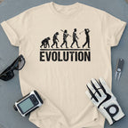 Evolution Graphic Design Golf T-shirt for Men