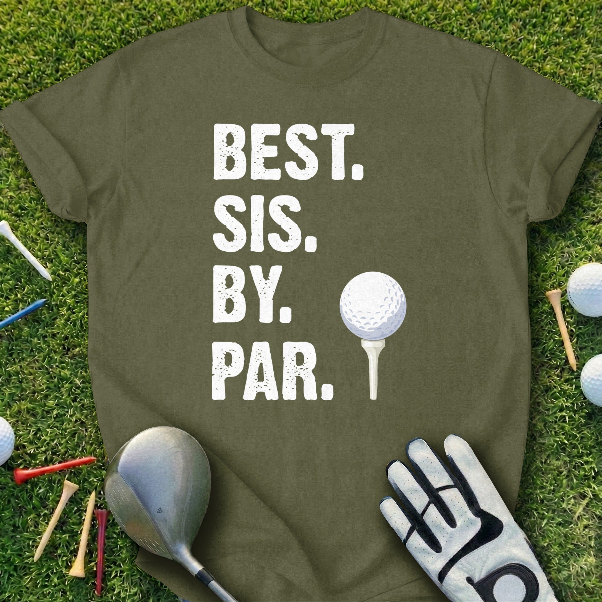 Best Sis By Par Golf Lover T-Shirt Product
