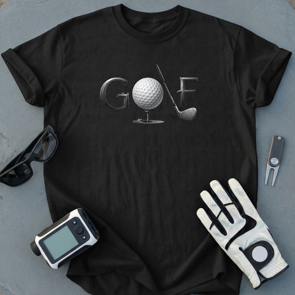 Unique Golf Theme Design T-Shirt for Enthusiasts