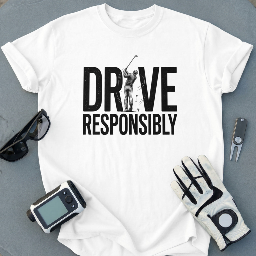 Drive Responsibly Golf Shirt Perfect for Golf Lovers