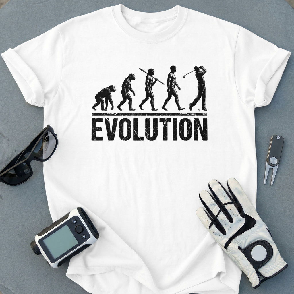 Evolution Theory Funny Golf T-Shirt Gift Idea