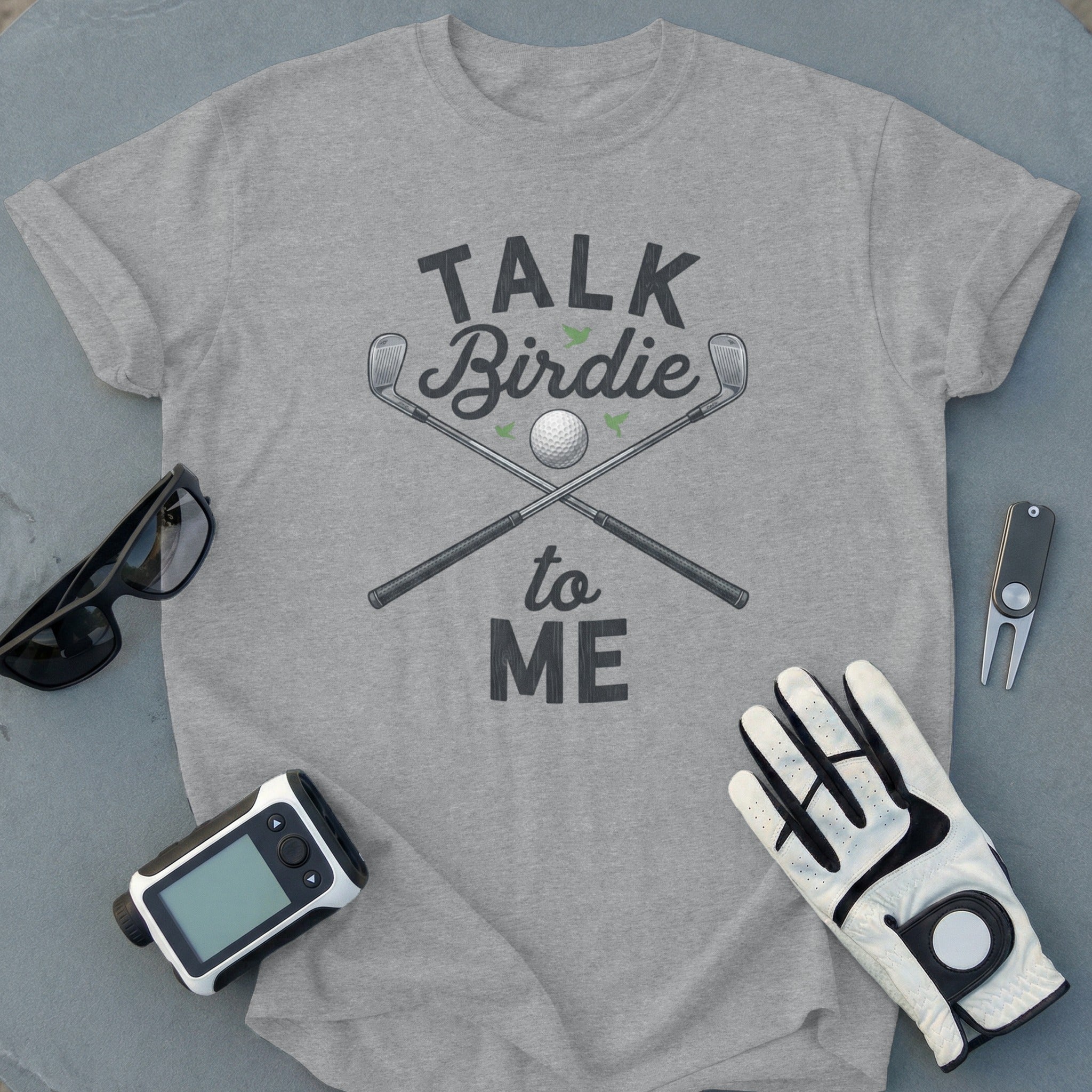 Talk Birdie to Me Graphic Golf T-Shirt